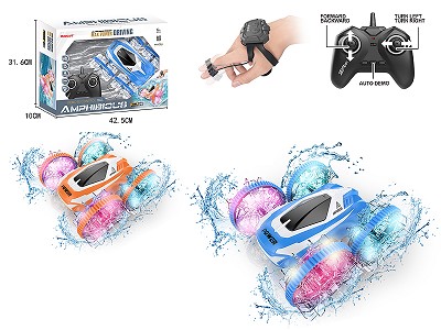 2.4G Amphibious

 double-sided stunt car with light