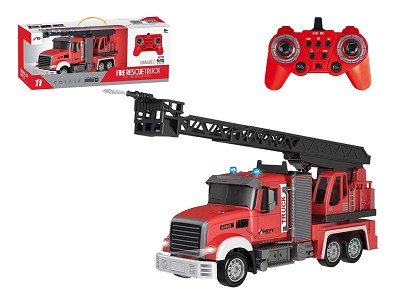 1:12 2.4G Fire rescue truck with water spray and light