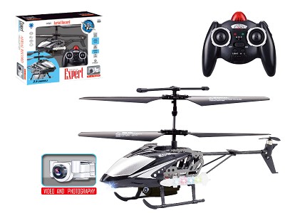 IR 3.5 Channel Alloy Helicopter with 30W camera