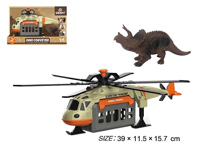 1:16 Friction power helicopter with sound and light
