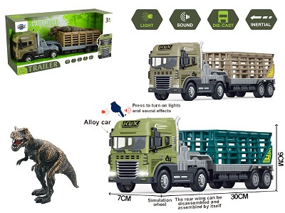 1:24  Friction power die cast car with sound and light  T-Rex