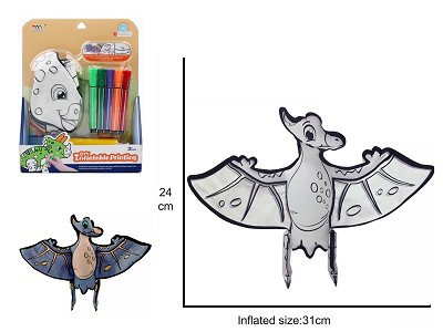 DIY Inflatable colored drawing-Pterodactyl