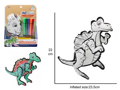 DIY Inflatable colored drawing-Spinosaurus