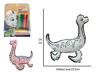 DIY Inflatable colored drawing-Plesiosaur