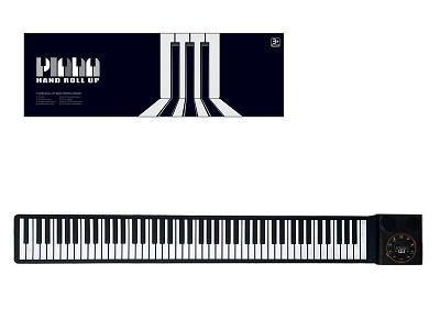 88 Key hand roll up electronic piano