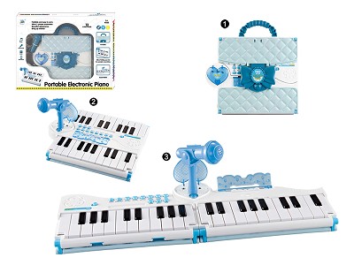 Portable electronic piano