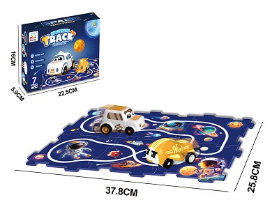 Space theme track car（7pcs）